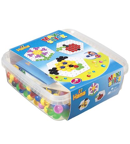 Hama Maxi Stick Pins Set - 300 pcs - Multicolour