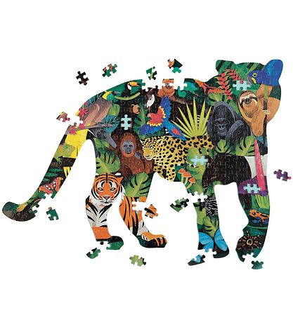 Mudpuppy Shape Puzzle - 300 Pieces - Rainforest