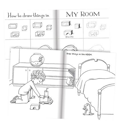 Eeboo Book - Learn To Draw - Simple Forms - English