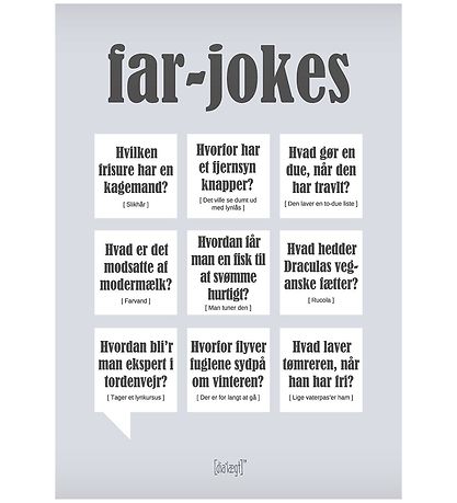 Dialægt Poster - 30x42 - Far-Jokes
