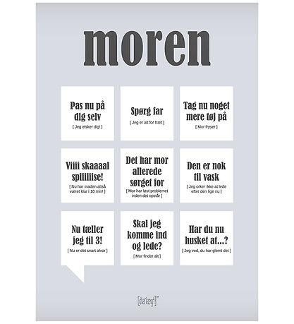 Dialægt Poster - 30x42 - Die Mutter