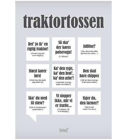 Dialægt Veggspjald - 50x70 - Traktorfíflið