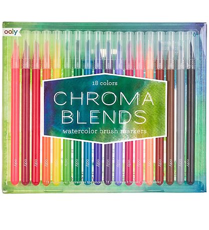 Ooly Vesivärit - Chroma Blends - 18 kpl