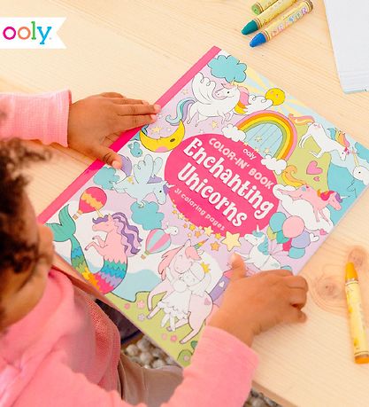 Ooly Colouring Book - Enchanting Unicorns