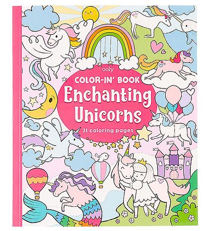 Ooly Colouring Book - Enchanting Unicorns