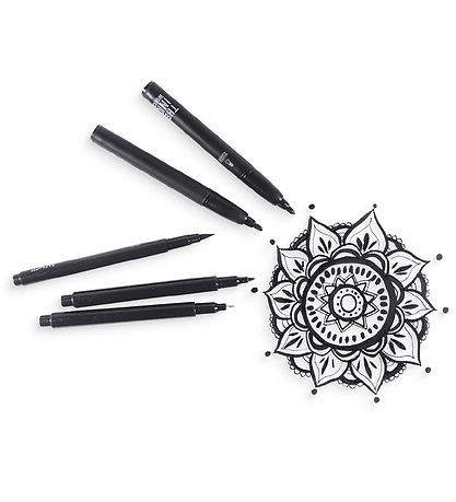 Ooly Markers - The Ink Workers - 5-Pack - Black
