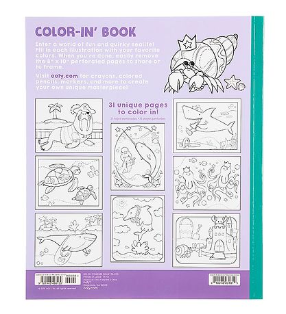 Ooly Colouring Book - Outrageous Ocean