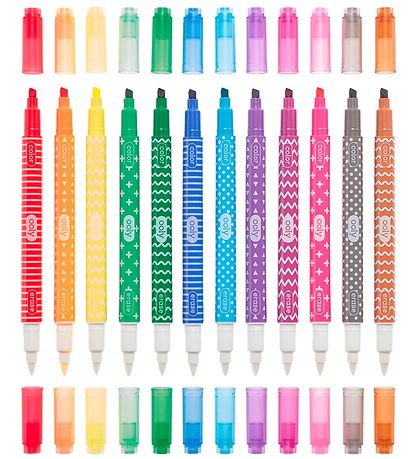 Ooly Erasable Markers - Make No Mistakes - 12 pcs - M