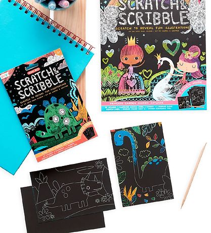 Ooly Scratch and Scribble Mini Set - Dino Days