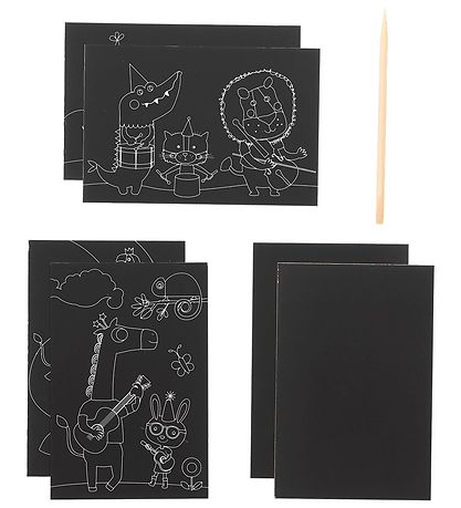 Ooly Scratch and Scribble Mini Set - Safari Party