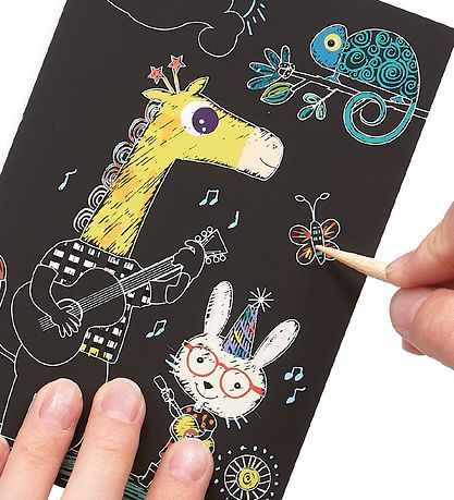 Ooly Scratch and Scribble Mini Set - Safari Party
