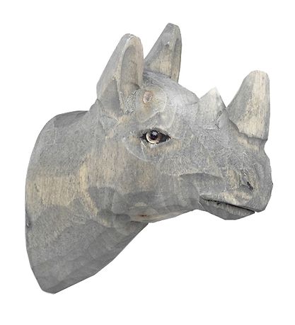 ferm Living Knopp - Handsnickrat trä - 9,5x9,5x5 cm - Noshörning