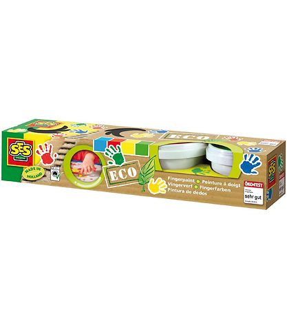 SES Creative Sormimaali - 4x120 ml - Valo Värit