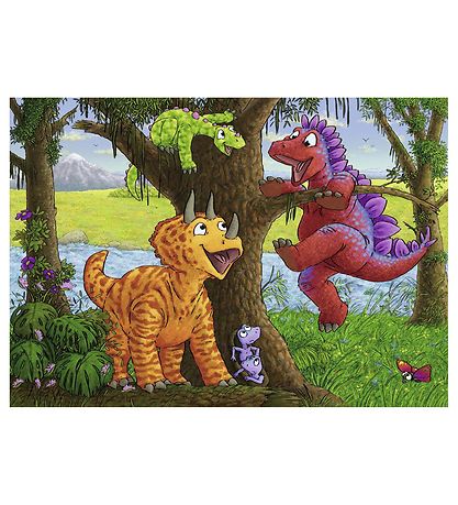 Ravensburger Puzzle - 2x24 pcs - Dinosaurs at Play