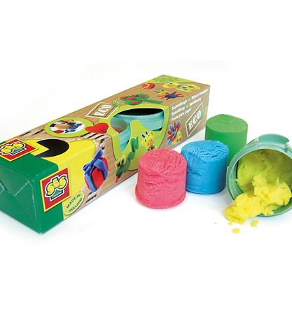 SES Creative Leklera - ECO - 4x90 g - 4 Färger