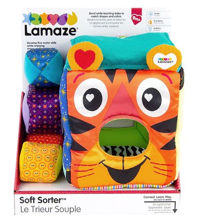Lamaze Soft Shape Sorter w. Animal Design - Multicoloured