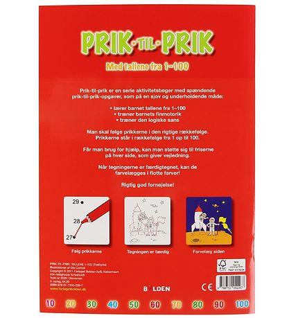 Forlaget Bolden Activity Book - Dot to Dot 1-100 - Danish