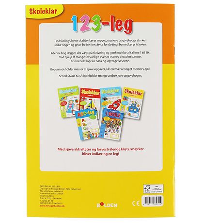 Forlaget Bolden Activity Book - 123-Leg - Danish