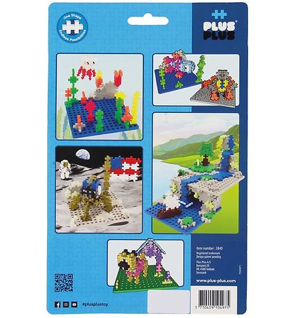 Plus-Plus Baseplate Duo - Blue/Grey