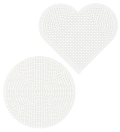 Hama Midi Pegboard - 4 pcs - Circle/Heart/Square/Hexagon