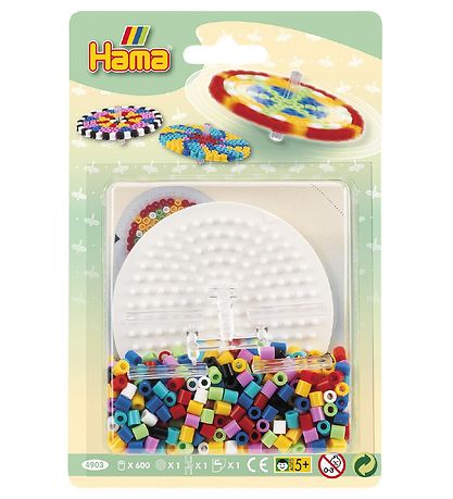 Hama Midi Perlenset - Kreisel - 600 st. - Mehrfarbig