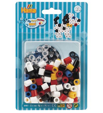 Hama Maxi Perlenset - 100 st. - Hund