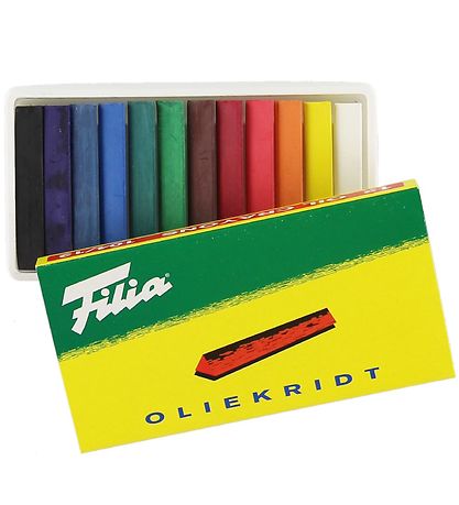 Craie à l'huile Filia - 12 pièces - 104/12 - Multicolore