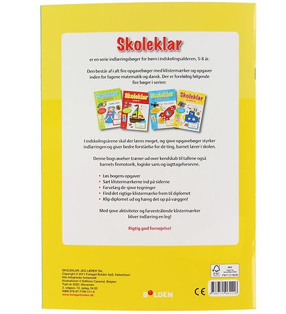 Forlaget Bolden Activity Book - Jeg Lærer Tal - Danish