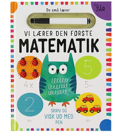 Alvilda Book - Skriv og Visk ud - Den Første Mat - Danish