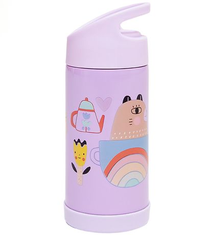 Petit Monkey Hitabrúsi M. sogrör - 350 ml - Fjólublátt M. Ís