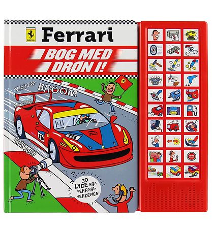 Karrusel Forlag Audiobook - Ferrari w. 30 Audio Buttons - Danish