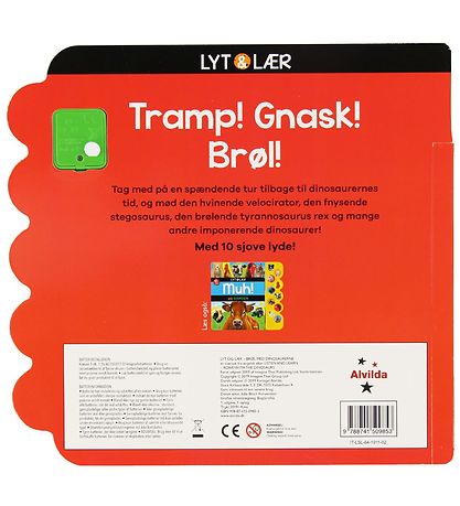 Alvilda Book w. Sound - Listen and Learn - Roar With the Dinosau