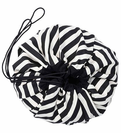 Play&Go Leikkilattia - Ø: 140 Cm - raidat Black