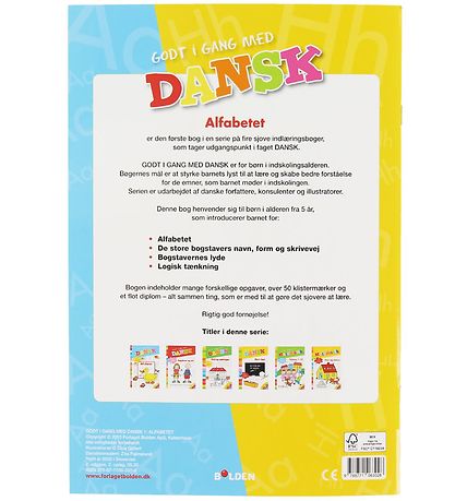 Forlaget Bolden Activity Book - Godt I Gang Med Dansk - Alfabete