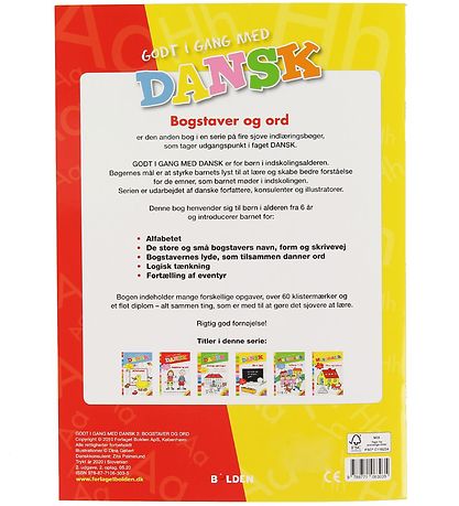 Forlaget Bolden Activity Book - Godt I Gang Med Dansk - Bogstave