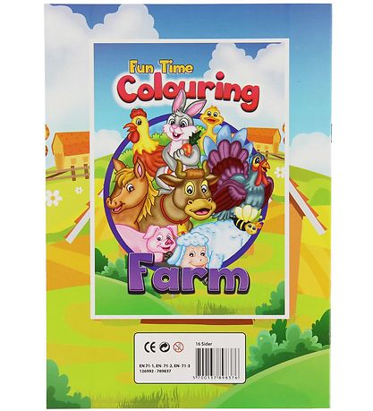 Colouring Book - Fun Time Colouring Farm - 16 Pages