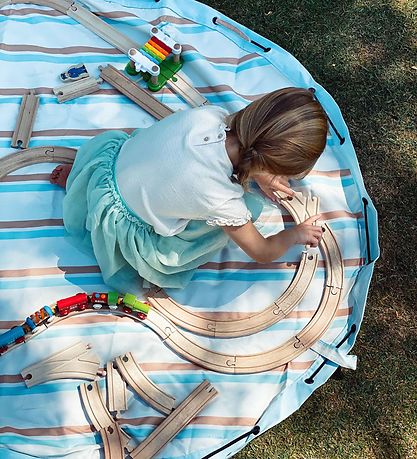 Play&Go Leikfangateppi - Outdoor - Ø140 cm - Rönd