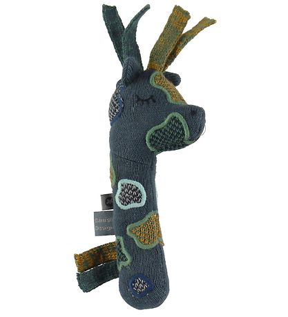 Smallstuff Hochet - Girafe - Bleu