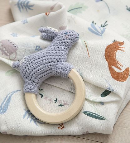 Sebra Rattle - Crochet - The Rabbit Bluebell