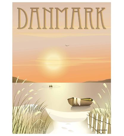 Vissevasse Plakat - 50x70 - Danmark - Sanddynene