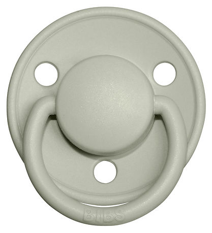 BIBS De Lux Pacifiers - Size 2 - 2-Pack - Round- Sage/Hunter Gre