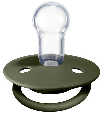 BIBS De Lux Schnuller - 2er-Pack - Rund- Sage/Hunter Green