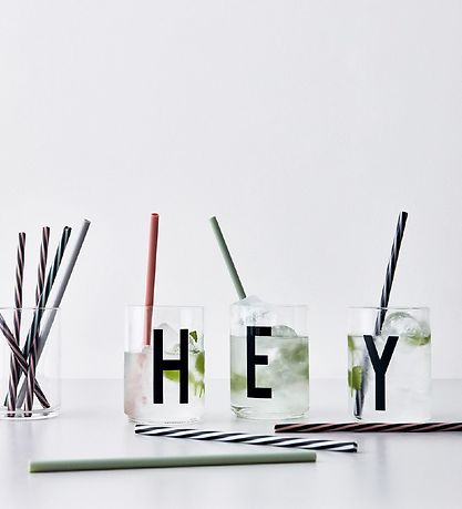 Design Letters Straws - 10 pcs - Multicoloured