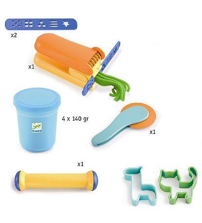 Djeco Leklera - Starter set - 21 Delar - Pop