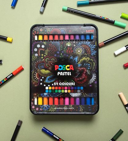 Posca Vahavärit - 24 kpl. - Monivärinen