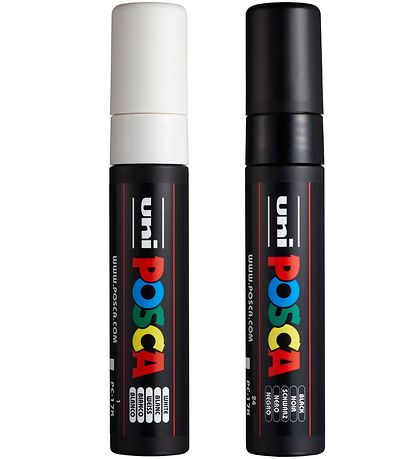 Posca Markers - PC-17K - 2 pcs - Black/White