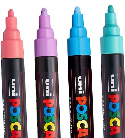 Posca Tussit - PC-5M - 8 kpl. - Mykistetty Värit