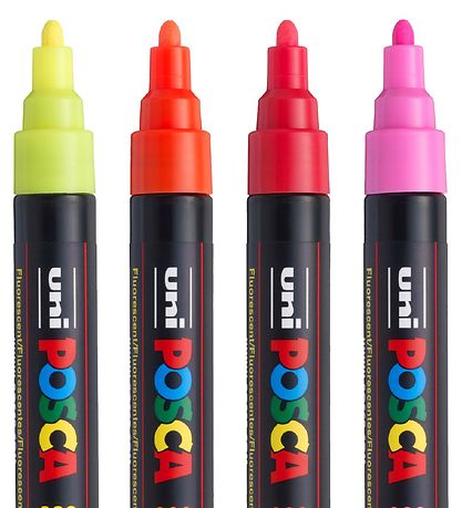 Posca Tússlitir - PC-5M - 4 Stk. - Neon