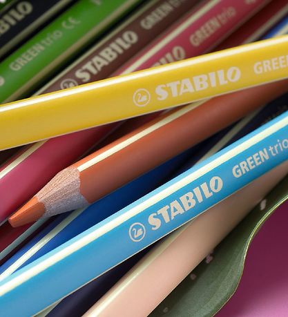 Stabilo Buntstifte - GrünTrio Dick - 12 st. - Mehrfarbig