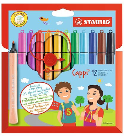 Stabilo Markers - Cappi - 12 pcs - Multicolour